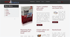 Desktop Screenshot of excel4finance.com